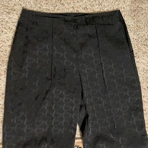 Byblos blu made in Italy black Logo trousers. Size 10